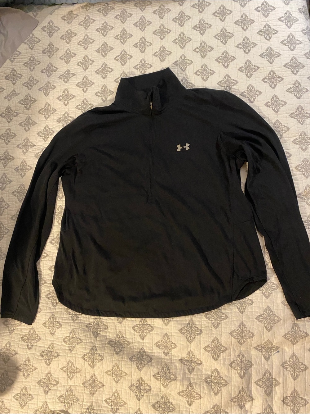 Under Armour Men’s Black Half-Zip Performance Top